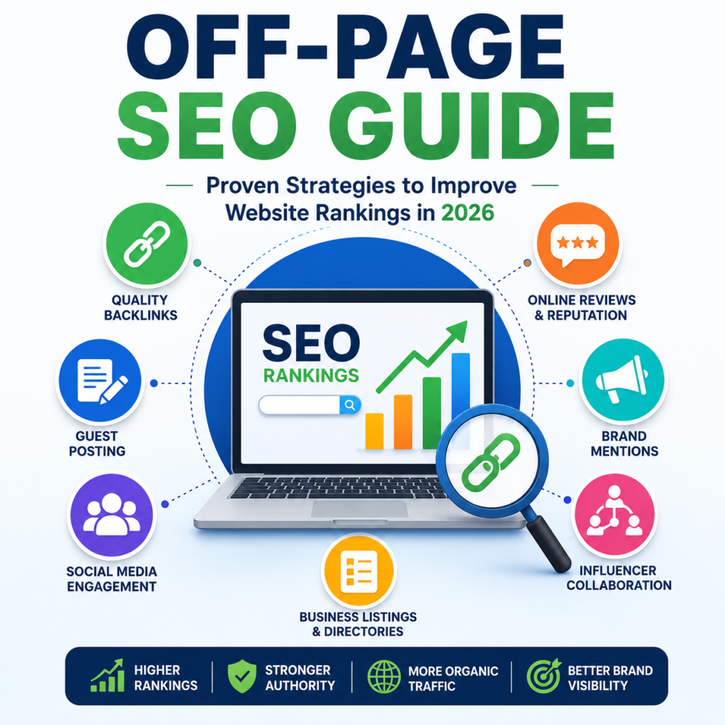 Powerful Off-Page SEO Strategies That Can Boost Your Google Rankings in 2026 Off-Page SEO Guide: Proven Strategies to Improve Website Rankings in 2026
